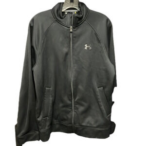 𝅺UA Black Fleece-Lined Full-Zip Jacket
